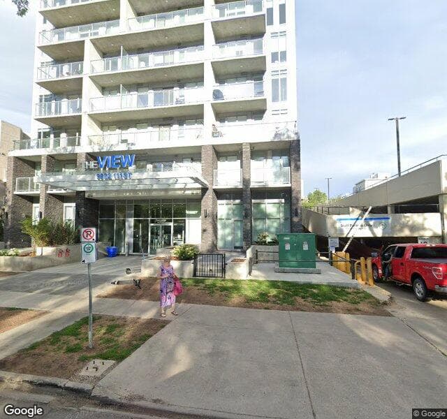 Street view of 9922 111 Street NW, Edmonton