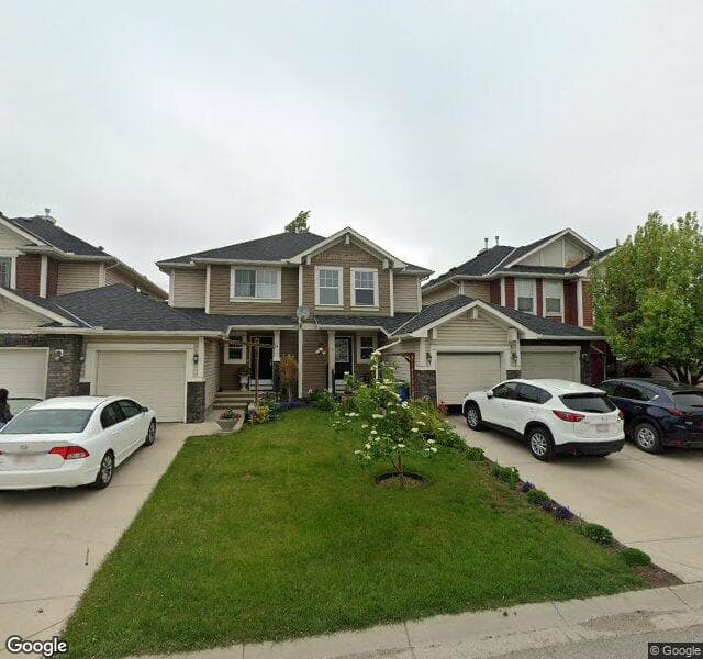 Street view of 16 Cranberry Green SE, Calgary