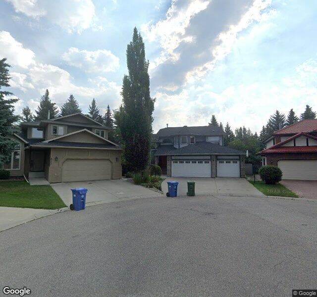 Street view of 307 Woodhaven Bay SW, Calgary