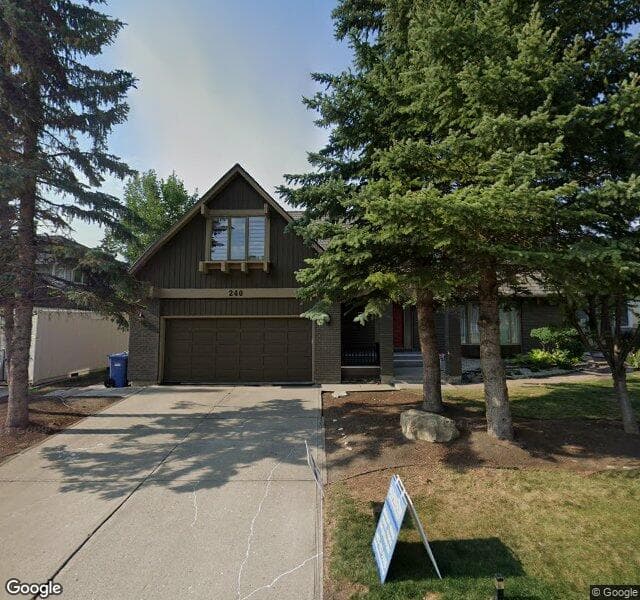 Street view of 240 Canterville Drive SW, Calgary