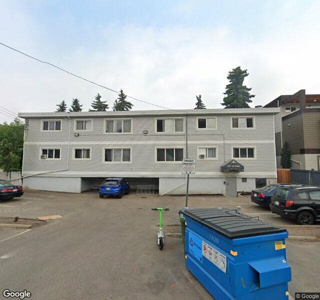 Street view of 201-9725 82 Avenue NW, Edmonton