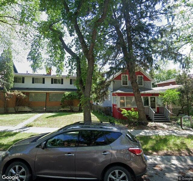Street view of 10747 University Avenue NW, Edmonton