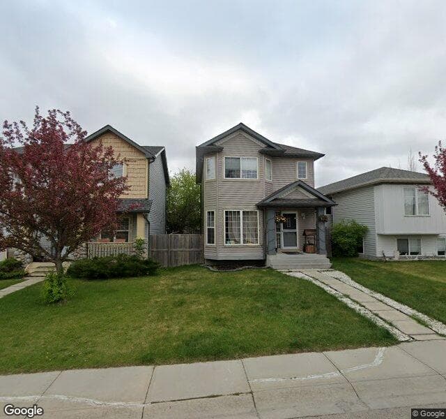 Street view of 33 Everstone Avenue SW, Calgary
