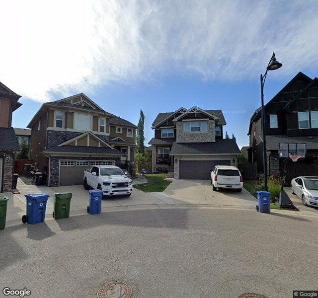 Street view of 46 Aspenshire Place SW, Calgary
