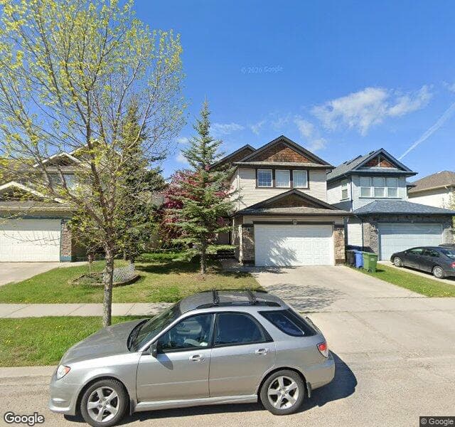 Street view of 646 Chaparral Drive SE, Calgary