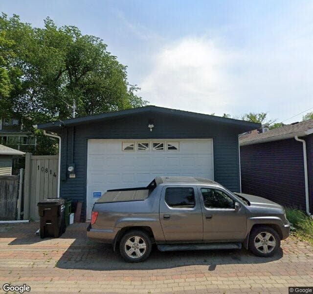Street view of 10814 125 Street NW, Edmonton