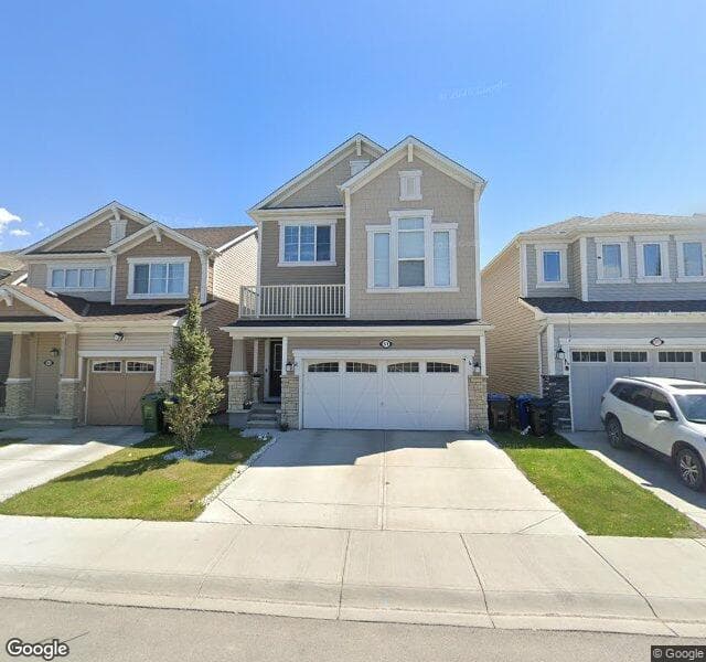 Street view of 61 Cityscape View NE, Calgary
