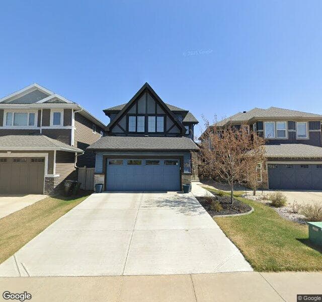 Street view of 5921 Edmonds Crescent NW, Edmonton