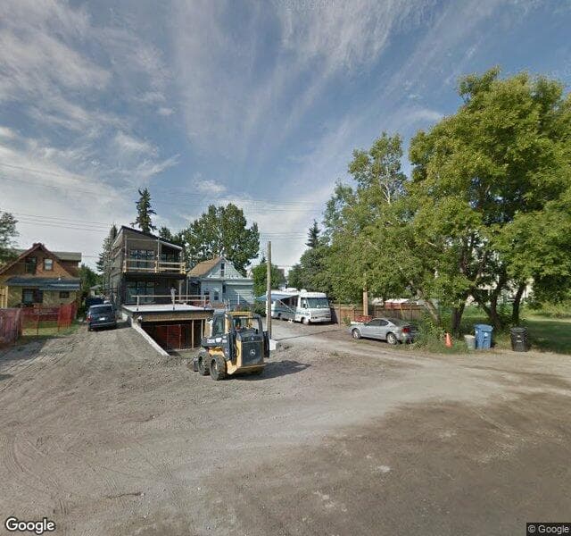 Street view of 1324 8 Avenue SE, Calgary