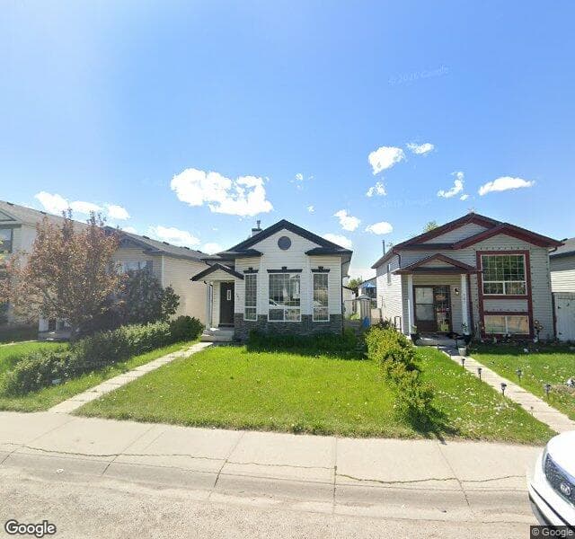 Street view of 193 Martindale Drive NE, Calgary