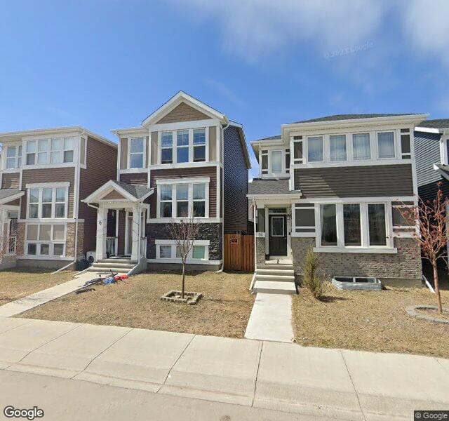 Street view of 27 Red Embers Lane NE, Calgary
