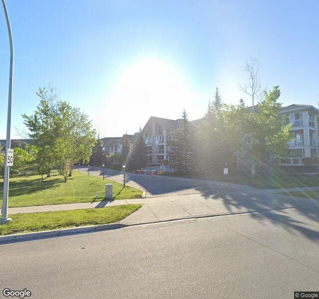 Street view of 246-6868 Sierra Morena Boulevard SW, Calgary