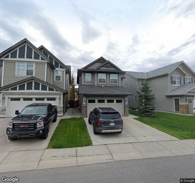 Street view of 112 Chaparral Valley View SE, Calgary