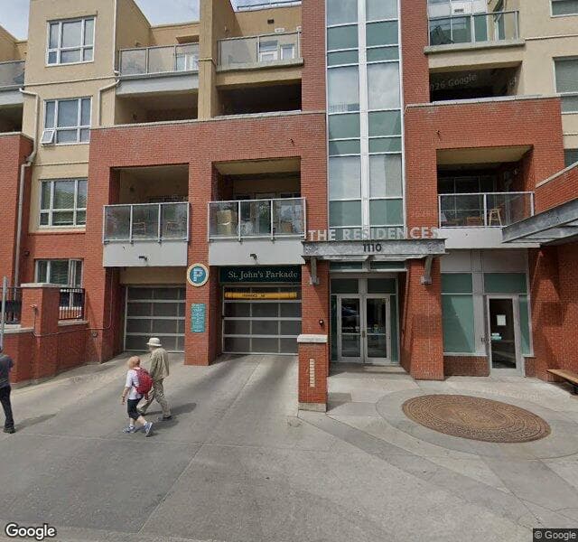 Street view of 1110 3 Avenue NW, Calgary