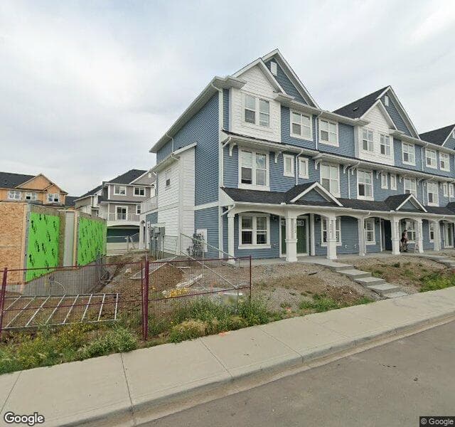 Street view of 554 Copperstone Manor SE, Calgary