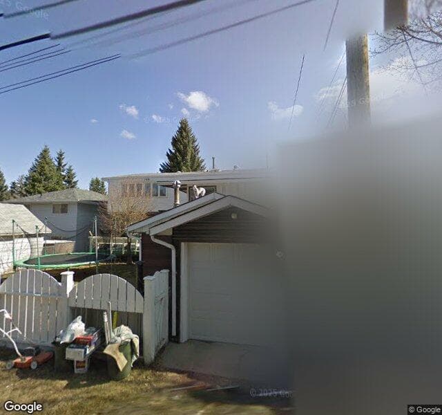 Street view of 2543 Chicoutimi Drive NW, Calgary
