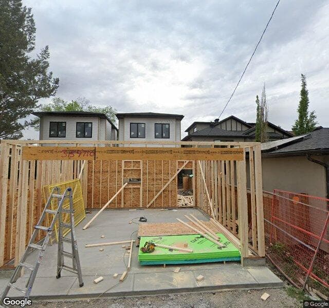 Street view of 2412 1 Avenue NW, Calgary