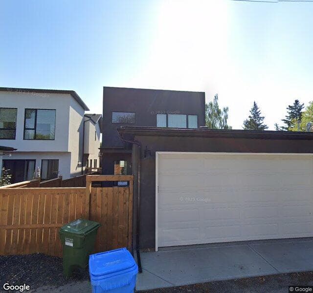 Street view of 4407 17 Street SW, Calgary