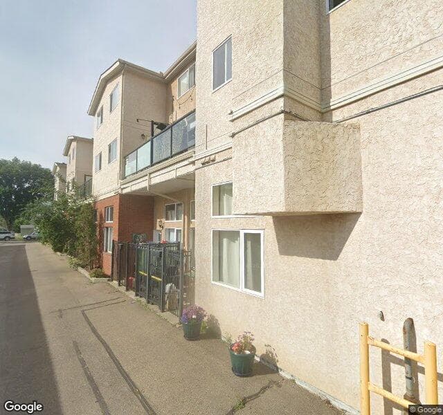 Street view of 116-11033 127 Street NW, Edmonton