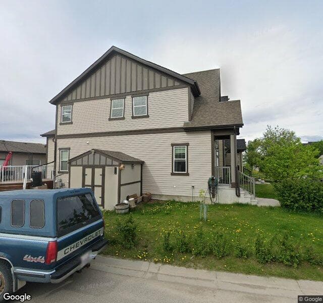 Street view of 1037 New Brighton Park SE, Calgary