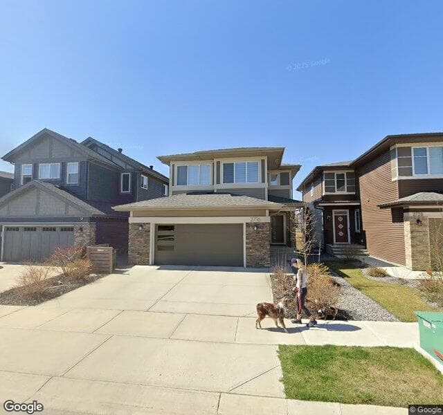 Street view of 2716 202 Street NW, Edmonton