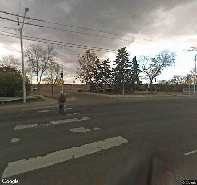 Street view of 102-8220 Jasper Avenue NW, Edmonton
