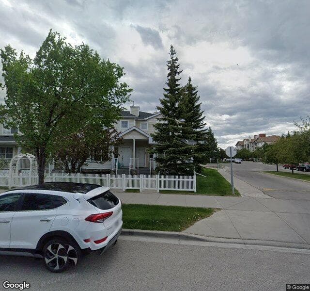 Street view of 412-9 Country Village Bay NE, Calgary