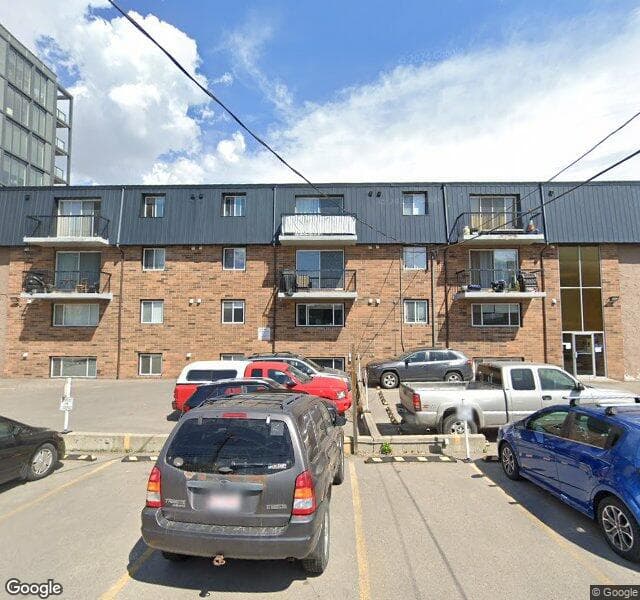 Street view of 201-315 9A Street NW, Calgary