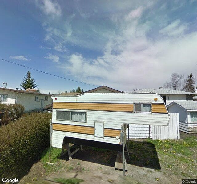 Street view of 7939 47 Avenue NW, Calgary