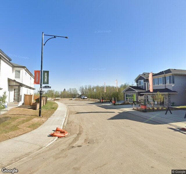 Street view of 5858 Raven Crescent, Edmonton