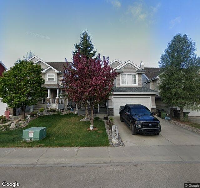 Street view of 613 Stewart Crescent SW, Edmonton