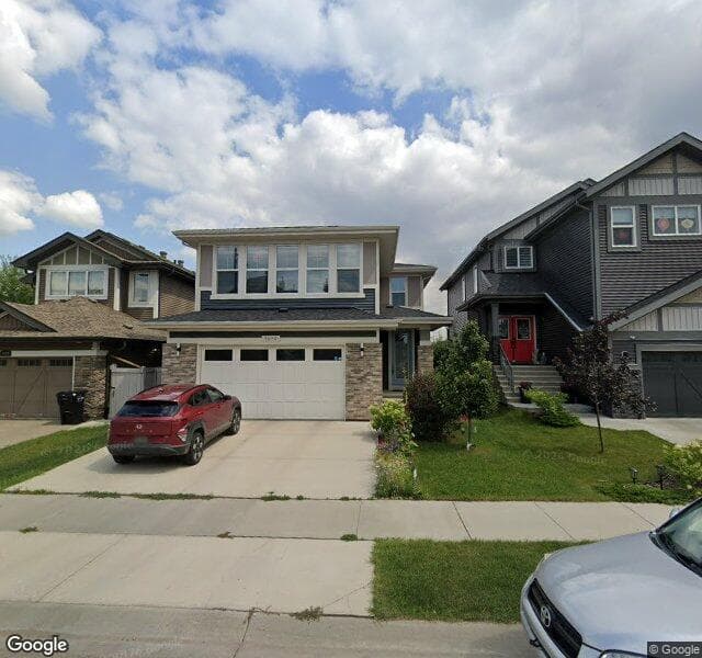 Street view of 7473 Colonel Mewburn Road NW, Edmonton