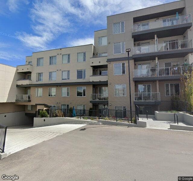 Street view of 402-30 Shawnee Common SW, Calgary
