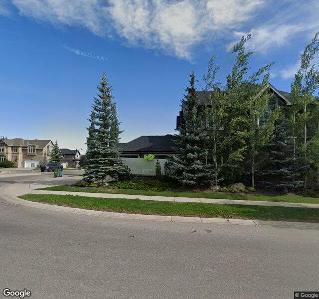 Street view of 4 Aspen Cliff Close SW, Calgary
