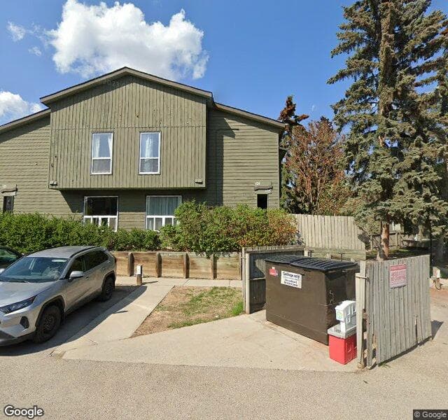 Street view of 23-420 Grier Avenue NE, Calgary