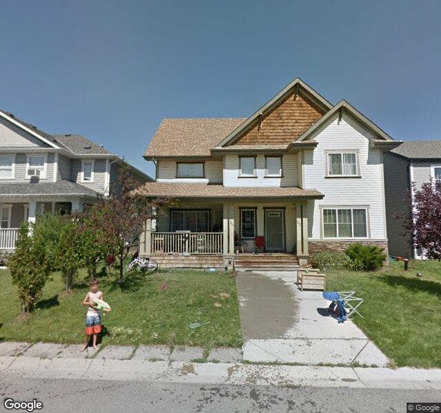 Street view of 26 Copperpond Place SE, Calgary