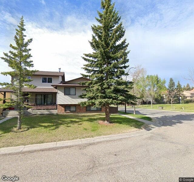 Street view of 1 Edgewood Drive NW, Calgary