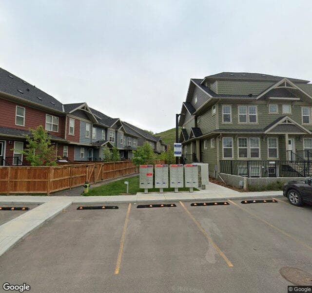 Street view of 408 Cranbrook Square SE, Calgary