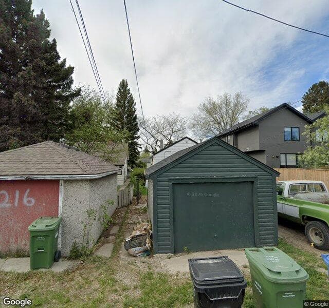 Street view of 218 19 Avenue NW, Calgary