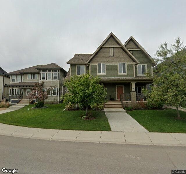 Street view of 99 Mahogany Row SE, Calgary