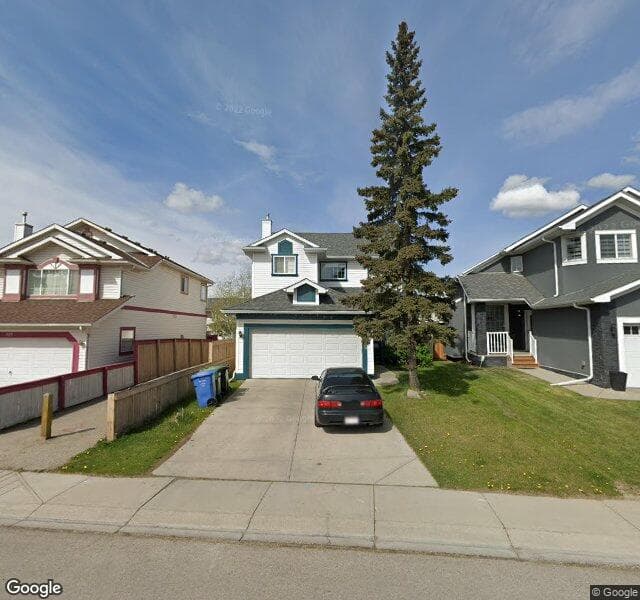 Street view of 105 Coral Springs Close NE, Calgary