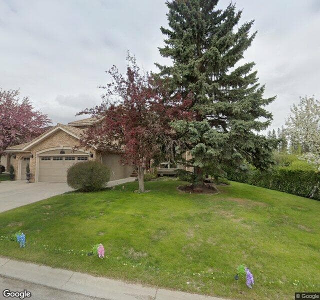 Street view of 1504 Evergreen Hill SW, Calgary