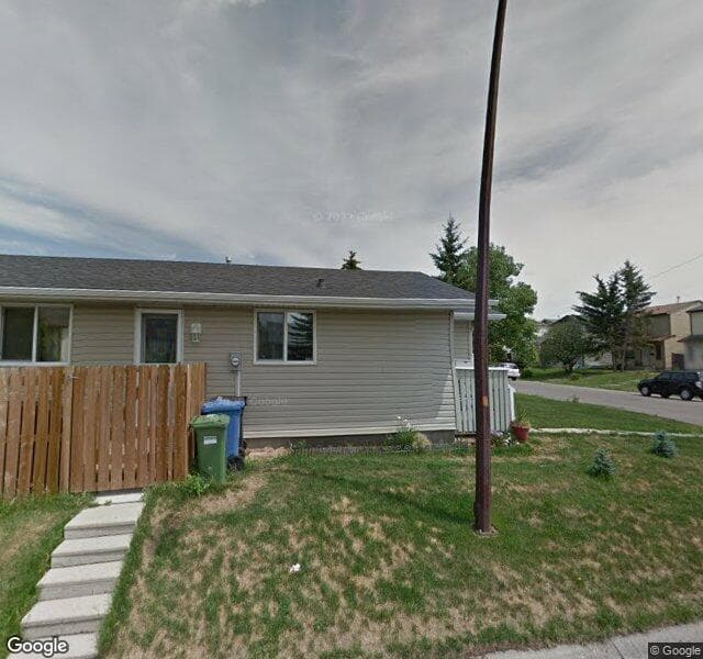 Street view of 4 Abingdon Court NE, Calgary