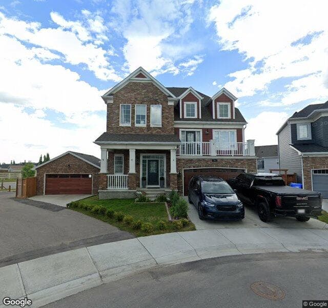 Street view of 46 Yorkstone Way SW, Calgary