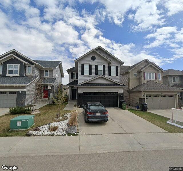 Street view of 7942 Erasmus Crescent NW, Edmonton