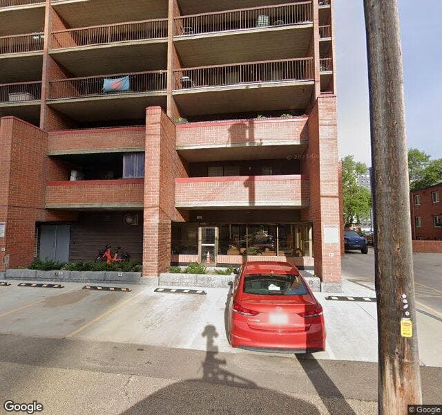 Street view of 408-9917 110 Street NW, Edmonton