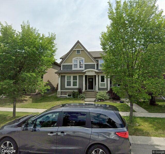 Street view of 334 Chaparral Valley Drive SE, Calgary