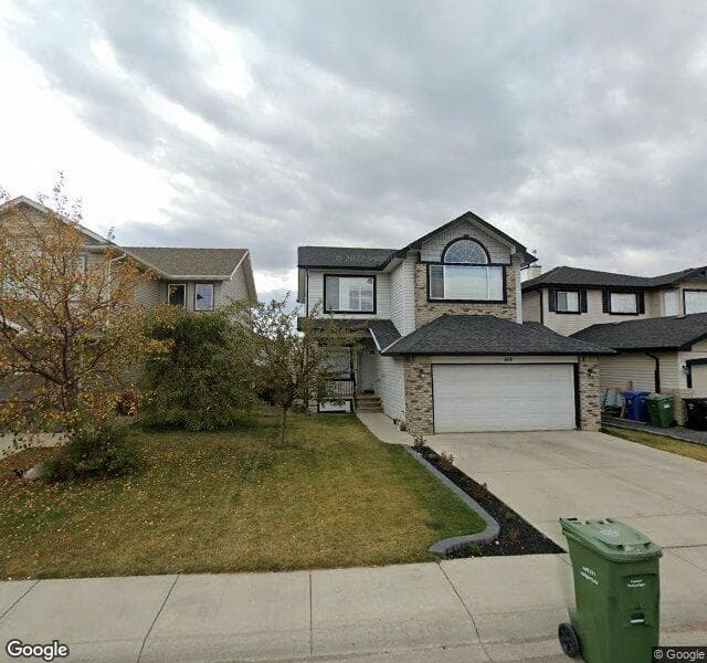 Street view of 168 W Springs Close SW, Calgary