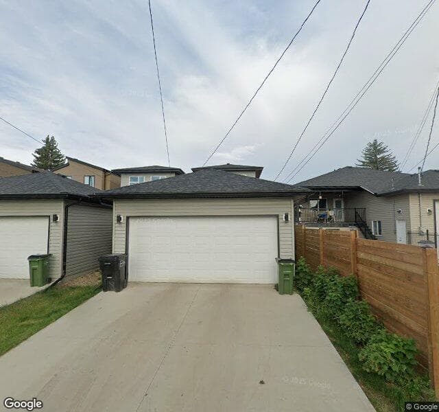 Street view of 9313 152 Street NW, Edmonton