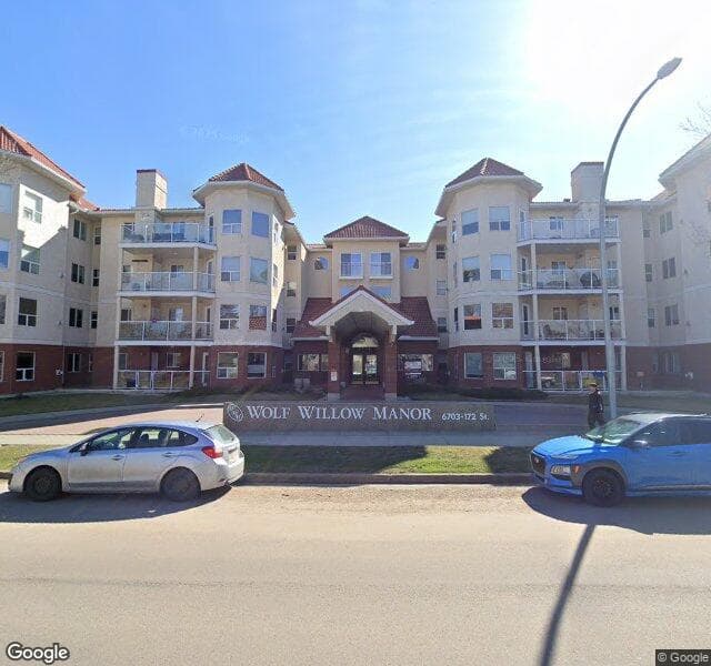 Street view of 114-6703 172 Street NW, Edmonton